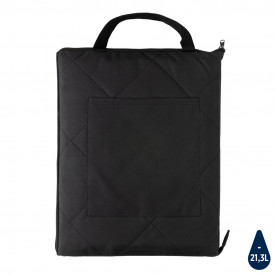 Impact Aware™ RPET opvouwbare gewatteerde picknickdeken-Zwart