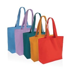 Impact Aware™ shopper - recycled canvas en polyester - 240 g/m² - 53 x 31 x 14 cm - 26.5L - binnenzakje