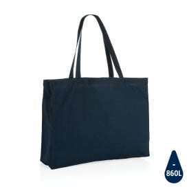 Impact AWARE ™ shopper van gerecycled katoen 145gr-Donkerblauw