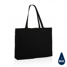 Impact AWARE ™ shopper van gerecycled katoen 145gr-Zwart