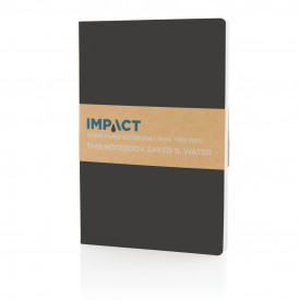 Impact softcover steenpapier notitieboek A5-Zwart