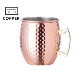 India mok 500ml - RVS - koper gekleurd