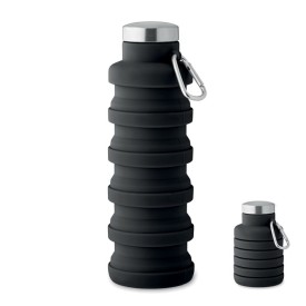Inklapbare fles 500ml-Zwart