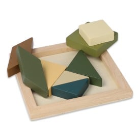 InSideOut Houten Tangram think IQ puzzle