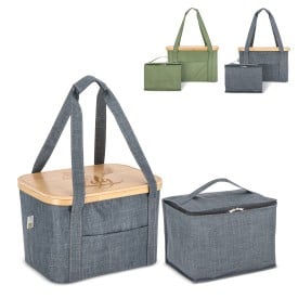 InSideOut koel mand Sogne 38 x 26 x 25 cm - rPET & bamboe - inklapbaar