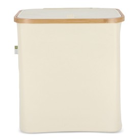 InSideOut opvouwbare mand met deksel Sogne 40,5 x 33 x 42cm rPET-Ecru
