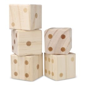 InSideOut Reuze houten dobbelsteen spel