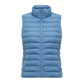 Iqonic Meru bodywarmer - dames - rPET polyester - 70 g/m2 - waterafstotend-Moon blue