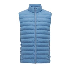 Iqonic Meru bodywarmer - heren - rPET polyester - 70 g/m2 - waterafstotend-Moon blue
