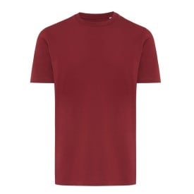Iqoniq Brett gerecycled katoen t-shirt-Bordeauxrood