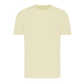 Iqoniq Brett gerecycled katoen t-shirt-Cream yellow
