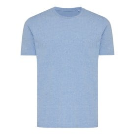 Iqoniq Brett gerecycled katoen t-shirt-Light heather blue