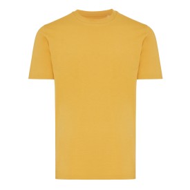 Iqoniq Brett gerecycled katoen t-shirt-Ochre yellow