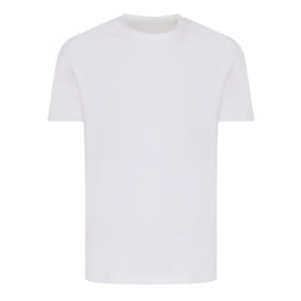 Iqoniq Brett gerecycled katoen t-shirt-Recycled white