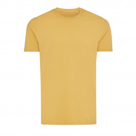 Iqoniq Bryce gerecycled katoen t-shirt-Ochre yellow