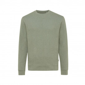 Iqoniq Denali gerecycled katoen sweater ongeverfd-Heather green