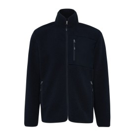 Iqoniq Diran gerecycled polyester pile-fleece jas-Zwart