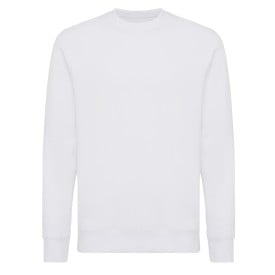 Iqoniq Etosha lichtgewicht gerecycled katoen sweater-Recycled white
