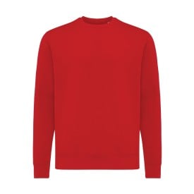 Iqoniq Etosha lichtgewicht gerecycled katoen sweater-Rood