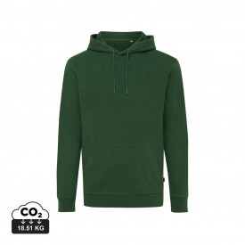 Iqoniq Jasper recycled katoen hoodie-Bosgroen