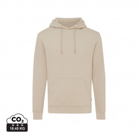 Iqoniq Jasper recycled katoen hoodie-Desert