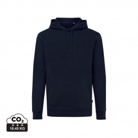 Iqoniq Jasper recycled katoen hoodie-Donkerblauw