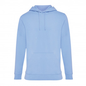 Iqoniq Jasper recycled katoen hoodie-Sky blue