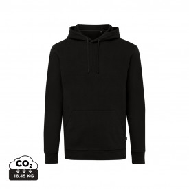 Iqoniq Jasper recycled katoen hoodie-Zwart