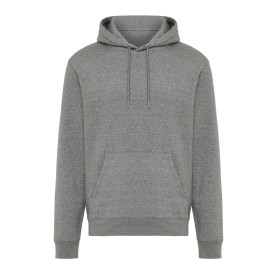 IQONIQ Joshua hoodie van gerecycled katoen-Light heather anthracite