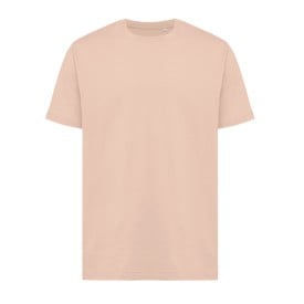 Iqoniq Kakadu relaxed gerecycled katoen t-shirt-Peach nectar