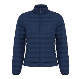 IQONIQ Maiko dames gerecycled polyester jas met voering-Donkerblauw
