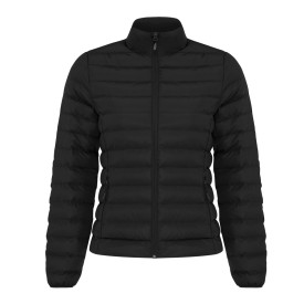 IQONIQ Maiko dames gerecycled polyester jas met voering-Zwart