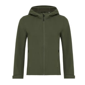 Iqoniq Makalu dames recycled polyester softshell jas-Khaki