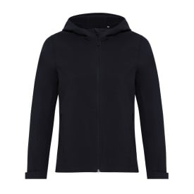 Iqoniq Makalu dames recycled polyester softshell jas-Zwart