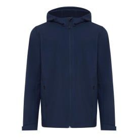Iqoniq Makalu gerecycled polyester softshell jas-Donkerblauw