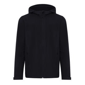 Iqoniq Makalu gerecycled polyester softshell jas-Zwart