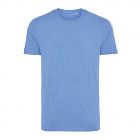 Iqoniq Manuel gerecycled katoen t-shirt ongeverfd-Heather blue