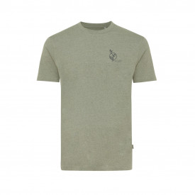 Iqoniq Manuel gerecycled katoen t-shirt ongeverfd-Heather green