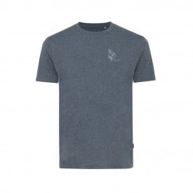 Iqoniq Manuel gerecycled katoen t-shirt ongeverfd-Heather navy