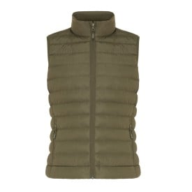 Iqoniq Meru dames gerecycled polyester bodywarmer-Khaki