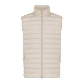 Iqoniq Meru heren gerecycled polyester bodywarmer-Beige