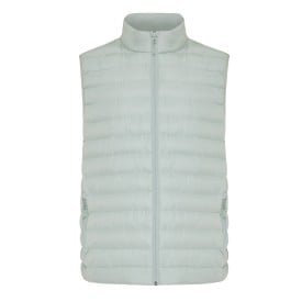 Iqoniq Meru heren gerecycled polyester bodywarmer-Iceberg green