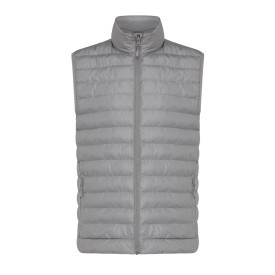 Iqoniq Meru heren gerecycled polyester bodywarmer-Zilvergrijs