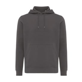 Iqoniq Rila lichtgewicht gerecycled katoen hoodie-Antraciet
