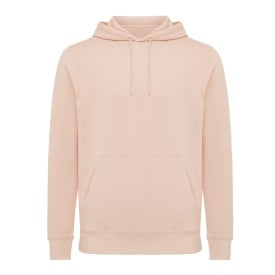 Iqoniq Rila lichtgewicht gerecycled katoen hoodie-Peach nectar