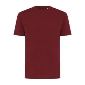 Iqoniq Sierra lichtgewicht gerecycled katoen t-shirt-Bordeauxrood