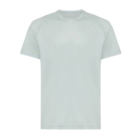 Iqoniq Tikal gerecycled polyester sneldrogend sport t-shirt-Iceberg green