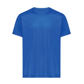 Iqoniq Tikal gerecycled polyester sneldrogend sport t-shirt-Royal blue