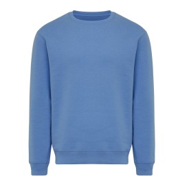 IQONIQ Torla crew neck van gerecycled katoen-Moon blue