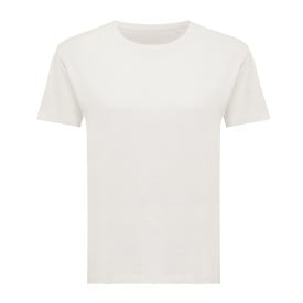Iqoniq Yala dames t-shirt - 160g/m2 - gerecycled katoen -Ivory white